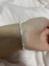 中国黄金（CHINA GOLD）999足银手镯女士繁花似锦银镯子年轻款618送女朋友生日礼物送妈妈 足银手镯 30g±1g【玫瑰礼盒】 实拍图