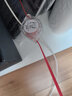 罗姿 三合一充电线 Type-c/安卓/苹果伸缩数据线一拖三小米vivo手机车载USB快充线 【伸缩自如长度可调】红色 实拍图