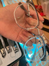 蔡司（ZEISS）镜片近视眼镜框男半框防蓝光辐射可配带散光度数眼睛女钛合金镜架 升级钛材 冰川灰银 配colorein镜片1.60超薄 0-800 实拍图