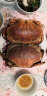 面包蟹鲜活熟冻珍宝蟹生鲜海鲜蟹肉黄油蟹超大螃蟹黄金蟹礼品 （礼盒）400-600g x 2只装 晒单实拍图