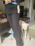 逸阳春季休闲款女高腰显瘦黑色喇叭裤子舒适透气 黑色 29 （121-130斤） 实拍图