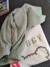 红豆居家（Hodohome）儿童睡衣女童夏季纯棉套头家居服中大童短袖短裤套装300薄荷绿130 实拍图