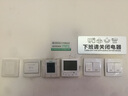 幻影 商用家用浴室防水冷热贴 标识牌 酒店宾馆水龙头淋浴冷水热水温馨提示牌 小标贴提示贴 警示标志贴 古铜色圆形冷热贴一对 3.5x3.5cm 实拍图