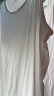 全棉时代抗菌打底衫情侣男女V圆领T恤背心吊带白色（男士背心）XL 晒单实拍图
