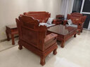 善匠良品 红木家具非洲花梨(学名:刺猬紫檀)沙发 实木沙发组合仿古中式别墅客厅家具 檀雕虎脚财源滚滚113五件套 实拍图