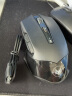 火银狐 T3充电USB无线鼠标低音声小锂电池2.4G便携超薄笔记本台式机办公舒适大手型无限） T3黑色 低音版 实拍图