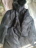 雅鹿雅鹿羽绒服男中长款大毛领保暖加厚男士冬装新款百搭休闲时尚外套 黑色 2XL 185 实拍图