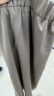 帕罗（PALUOPO）夏季季新品纯色半身裙高腰中长款a字裙半裙 咖色 M 晒单实拍图