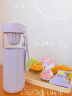 格沵（germ）可口可乐茶水分离玻璃杯女士高颜值花茶水杯车载杯子550ML气泡紫 实拍图