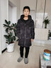 雅鹿雅鹿羽绒服男中长款大毛领保暖加厚男士冬装新款百搭休闲时尚外套 黑色 M 170 实拍图