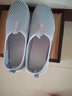 速达美2025春夏季套脚女鞋休闲鞋女摇摇鞋网面透气松糕鞋增高休闲软底 3308网-灰 37 实拍图
