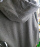 啄木鸟 连帽卫衣男春秋冬季宽松百搭加厚外套男纯色潮流长袖上衣服男装 深灰色 L （110-130斤） 实拍图