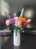 墨斗鱼陶瓷花瓶花艺水培容器大花瓶客厅摆件植物插花瓶哑光白8007 实拍图