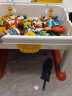 费乐（FEELO）积木桌儿童玩具大颗粒拼装游戏学习桌3-6-10岁多功能男女小孩礼物 积木桌椅套装+225颗粒摩天轮滑道 实拍图