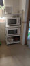 思臣简易厨房架子落地置物架多层收纳架子家用调料架储物架 4层白架白色层板，其他颜色备注 长60 实拍图