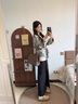 KINSTRDZ小众单肩斜挎手提包包女2024新款真皮软皮托特包大容量生日礼物 咖色 实拍图