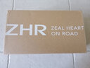 ZHR凉鞋女夏季新品仙女风粗跟一字带方头女鞋不规则交叉绊带高跟鞋子 杏色（纯色款） 36 实拍图