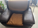 超之源皮沙发专用防滑垫冬季真皮沙发垫高档坐垫皮沙发保护套罩四季通用 舒适透气-咖色 60*76cm 实拍图