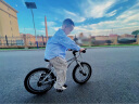 Nabiis那贝斯儿童自行车小男孩女孩3-6岁以上中大童超轻单车16寸标银 晒单实拍图
