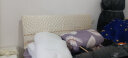 庭漫伊全包夹棉布艺绣花床头罩现代欧式防尘罩1.5m1.8m床头套2021年新款通用床靠背罩软包保护罩 绗绣粉色 150cm 实拍图