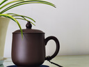 苏砂画诣紫砂杯宜兴原矿紫泥纯全手工带盖杯子家用办公个人专用泡茶杯水杯 实拍图