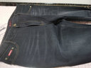 JEEP吉普牛仔裤男秋冬厚款男士宽松大码牛仔长裤子弹力中腰休闲裤男裤 J108黑色 42 码 3尺2腰围 实拍图