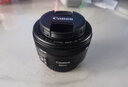 佳能（Canon）小痰盂三代 ef50 1.8stm 标准定焦镜头 单反相机大光圈全画幅人像镜头 EF 50 1.8+定制遮光罩 官方标配 实拍图