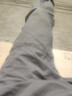 泽荃（zequan）新款阔腿裤男士多口袋工装裤秋冬大码直筒休闲裤男装户外宽松长裤 B2012铁灰色 M 【适合体重100-120斤】 实拍图
