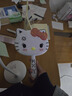 宜乐舒hello kitty镜子粘钻学生宿舍凯蒂猫diy贴满钻手持化妆镜网红爆款 【白色】手柄镜子+全套材料包 实拍图