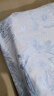 富安娜 月华庭 150D提花席子 凉席冰丝席 双人 三件套 蓝色1.8*2米【可折叠】 晒单实拍图
