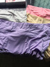 爱莎女士内裤2条装天丝纤维柔软舒适透气简约纯色高腰包臀小平角内裤 随机混色盒装 2条 XL (165/90) 实拍图