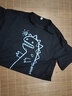 栢斐荻短袖T恤男新款休闲百搭夏季大码宽松五分袖ins港风学生嘻哈短袖潮 C17  黑色 XL 实拍图