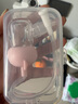 日康（rikang）婴儿吸鼻器  洗鼻器硅胶宝宝防逆流吸鼻器 新生儿安全鼻屎清洁器 小猪吸鼻器X4017粉色 实拍图