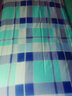 柳伊（Liuei） 纯棉床单宿舍单人床被单单件大学男寝室学生上下铺学校全棉褥单 蓝绿格斜纹 150x220cm床单单件【单人床用】 实拍图