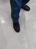 红蜻蜓舒适百搭休闲男士驾车加绒棉鞋 WTD92661/62 黑色加绒 39 实拍图