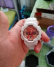 卡西欧（CASIO）手表女G-SHOCK和BABY-G系列运动石英表送女生礼物学生送人 GMA-S120MF-7A2清新白金 实拍图