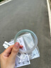 中国黄金（CHINA GOLD）玉髓手镯半山半水冰透翠色青山黛玉镯子女款情人节生日礼物送女友 8mm半山半水手镯【56#】 晒单实拍图