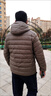 坦博尔轻薄羽绒服男短款秋冬天保暖时尚外套男士羽绒服短款 黑色 XL (180) 实拍图