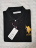 U.S. POLO ASSN.短袖polo衫商务休闲夏季男装纯棉亲肤吸汗上衣 黑色-大标 XL  实拍图