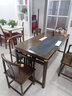 赣荣实木茶桌椅组合小户型功夫泡茶台家用阳台茶几茶具套装一体喝茶桌 1.6米明月1梳子椅4围椅 大石盘 实拍图