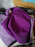 卡熙雅（CAWIE）前置拉链运动文胸 无钢圈防震训练跑步健身内衣 瑜伽休闲睡眠背心 紫色 L（80A/B/C 85A/B/C） 实拍图