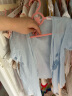 全棉时代新生婴儿睡衣春装男女满月宝宝和尚服连体衣服婴幼儿和袍 天空蓝+萌萌星空蓝（短款） 66cm（适合3-6个月） 晒单实拍图