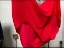 爱慕内衣女内裤经典KiKi裤中腰三角裤轻薄无痕多色本命年红色AM22100红色170/82/XL 实拍图