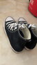 匡威（Converse）官方All Star经典帆布男女高帮休闲运动鞋黑色101010 101010/黑色 36.5 实拍图