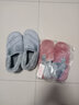 惠夫人 家居棉拖鞋女防滑月子冬天室内大码加绒男女式保暖棉拖鞋情侣 包跟款 灰色 44-45 适合43-44码穿 实拍图