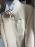 无印良品 MUJI 男女通用 羊羔绒 拉链夹克 毛绒加绒厚外套 秋冬季 浅米色 XXS-XS 实拍图