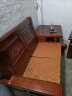 卓然出众 实木沙发 榫卯结构香樟木新中式实木沙发客厅沙发茶几组合 三人沙发 实拍图