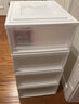 爱丽思（IRIS）多层塑料抽屉式透明收纳柜爱丽丝储物柜子家用衣服零食家用床头柜 3层【面宽54】透明款（树脂天板） 实拍图