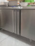 乐创（lecon）冷藏工作台操作台冰柜不锈钢平冷冰柜奶茶店水吧台厨房冷柜保鲜冷冻双温冰箱 2*0.8*0.8米 【标准款B款】双温（冷藏+冷冻） 实拍图