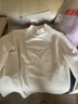 恒源祥含羊绒长袖T恤男士半高领春秋季保暖内搭上衣修身纯色套头打底衫 白色 XL 175 实拍图